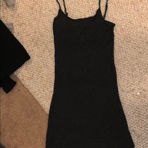 Dark Gray Mini Dress